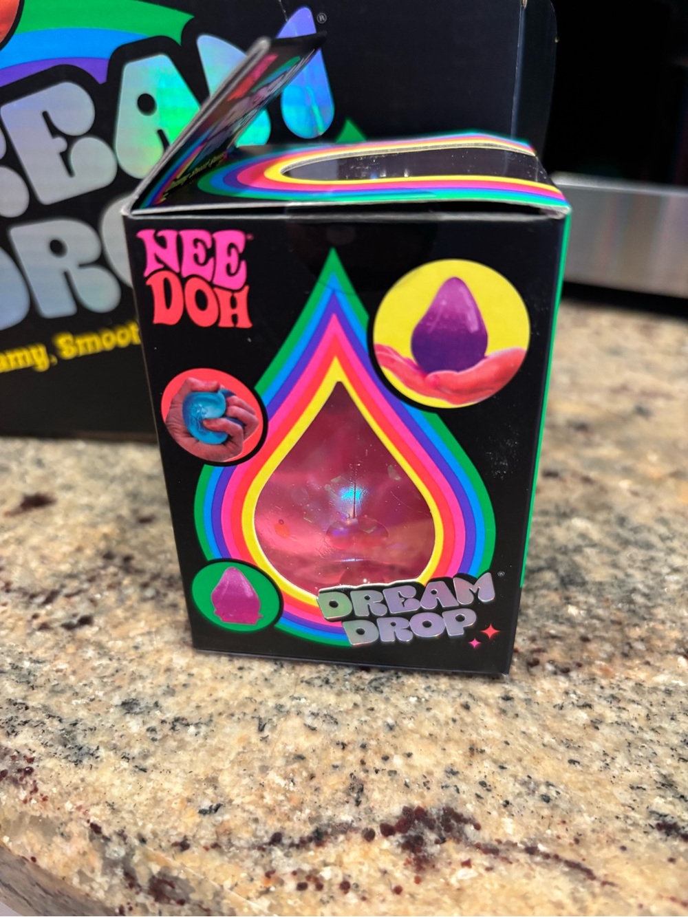 Dream Drop Pink Sensory Squishy Toy - Picture 3 of 6